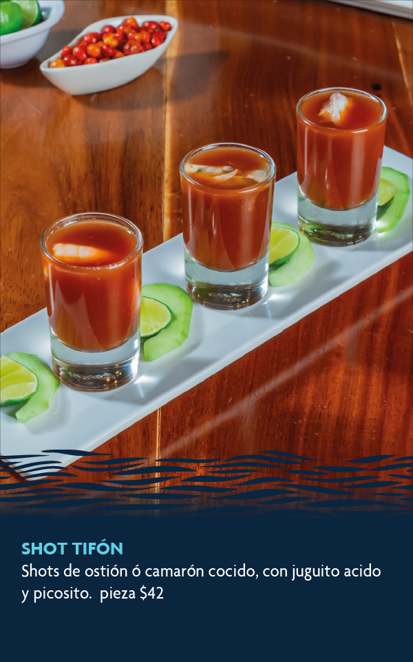 Marejada menu comida